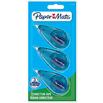 PAPER MATE Lot de 3 Rouleau correcteur Standard 5 mm x 6 m