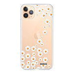 Evetane Coque iPhone 11 Pro 360 intégrale transparente Motif Marguerite Tendance