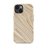 Burga Coque pour iPhone 13 Tough Antichocs Modèle Full Glam Beige