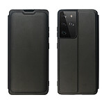 Myway Étui Folio pour Samsung Galaxy S21 Ultra Fonction Stand Noir