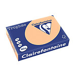 CLAIREFONTAINE Ramette 250 Feuilles Papier 160g A4 210x297 mm Certifié FSC Abricot