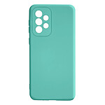 Avizar Coque pour Samsung Galaxy A33 5G Silicone Semi-rigide Finition Soft-touch Fine  Turquoise