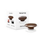 Fibaro - Bouton de contrôle domotique Z-Wave / Z-Wave+  The Button Marron - Fibaro