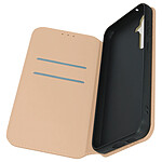 Avizar Étui pour Samsung Galaxy S23 FE Porte-carte Support Vidéo Clapet Magnétique  Rose Gold