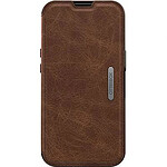 OtterBox Étui pour iPhone 13 Pro Folio Renforcé en Cuir Strada avec Porte-cartes Marron