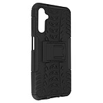 Avizar Coque pour Samsung Galaxy A14 4G et 5G Bi-matière Antichoc avec Béquille Support  Noir