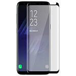 Avizar Film Samsung Galaxy S8 Protection Ecran Verre Trempé contour Noir