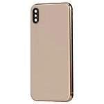 Clappio Châssis iPhone XS Max avec Vitre arrière de remplacement Rose Poudré