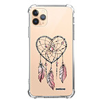 Evetane Coque iPhone 11 Pro anti-choc souple angles renforcés transparente Motif Attrape coeur