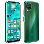 Avizar Coque Huawei P40 Lite Rigide et Film Écran Verre Trempé 9H Transparent