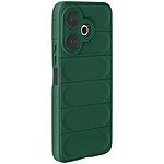 Avizar Coque pour Xiaomi Redmi 13 Antichoc Silicone Motif texturé 3D Vert Foncé