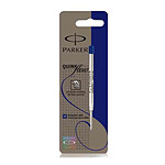 PARKER Blister Une Recharge Stylo bille QUINKflow Pointe Moyenne Bleu