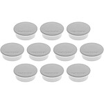 MAGNÉTOPLAN Aimant Discofix Color (Ø x H) 40 mm x 13 mm rond gris 10 pc