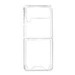 Avizar Coque Galaxy Z Flip 4 Dos Rigide Coins Bumper Fine Légère  Transparent