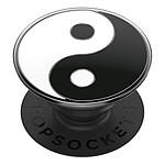 Popsockets PopGrip Design Yin Yang pour Smartphone, Bague et Support Universel Noir Transparent