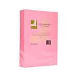 Q-CONNECT Papier couleur multifonction A4 80g/m2 unicolore ramette 500 feuilles - Rose néon