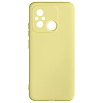 Avizar Coque pour Xiaomi Redmi 12C Silicone Semi-rigide Finition Douce au Toucher Fine  Jaune