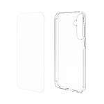 Myway Coque pour Galaxy A35 5G Souple en TPU et Protection d'Écran en Verre Trempé Transparent