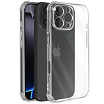 Avizar Coque pour iPhone 16 Pro Antichoc Flexible Coins renforcés Transparent