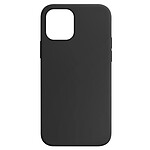 Avizar Coque pour iPhone 12 et iPhone 12 Pro Silicone Souple  Noir