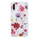 Evetane Coque Samsung Galaxy A70 360 intégrale transparente Motif Fleurs Multicolores Tendance