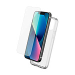 BigBen Connected Coque pour Apple iPhone 13 Mini en TPU et Protection d'Écran en Verre Trempé Transparent