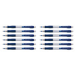 PILOT Porte-mine SUPERGRIP H187 0,7 mm rechargeable bleu x 12