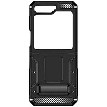 Avizar Coque Antichoc pour Samsung Galaxy Z Flip 5 Anti-chutes 3m Béquille Support  Noir