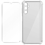 Avizar Pack Protection pour Samsung A34 5G Coque Renforcée + Verre Trempé  Transparent