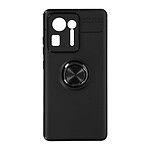 Avizar Coque Xiaomi Mix 4 Silicone Souple Bague Support Vidéo Métallique Noir