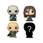 Harry Potter - Pack 4 figurines Bitty POP! Voldemort 2,5 cm