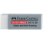 FABER-CASTELL Gomme en plastique Dust-Free grise x 20