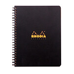 RHODIA Cahier à spirale 'Note Book', A5, ligné, noir