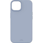 PURO Coque pour iPhone 14 Plus en Silicone Icon Compatible MagSafe Bleu