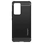 Spigen SGP Coque pour Xiaomi 12 Pro Effet Carbone Coins Renforcés Spigen Rugged Armor Noir