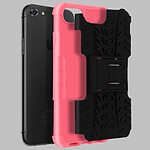 Avizar Coque iPhone SE 2022 / 2020 et 8 / 7 Semi-rigide Béquille Support Rose