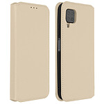 Avizar Housse Huawei P40 Lite Étui Folio Portefeuille Fonction Support doré