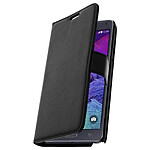 Avizar Housse Etui Folio Portefeuille pour Samsung Galaxy Note 4 - Noir