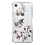 LaCoqueFrançaise Coque iPhone 7/8/ iPhone SE 2020 anti-choc souple angles renforcés transparente Motif Fleurs Sauvages