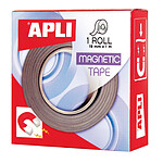 APLI Ruban magnétique adhésif 19 mm x 1 m