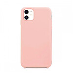 LaCoqueFrançaise Coque iPhone 11 Silicone liquide Rose pale Liquide toucher doux , Anti Chocs