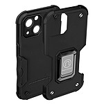 Avizar Coque iPhone 14 Antichoc Hybride avec Anneau Support Magnétique  Noir