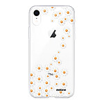 Evetane Coque iPhone Xr 360 intégrale transparente Motif Marguerite Tendance