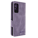 Avizar Étui pour Ulefone Note 14 Portefeuille Motif Ligne Fonction Support vidéo  violet clair