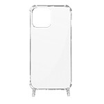 Avizar Coque iPhone 13 Mini Anneau personnalisable avec bijou/Chaîne - Transparent