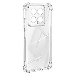 Avizar Coque pour Xiaomi 14 Silicone Coins Bumper Antichocs Transparent