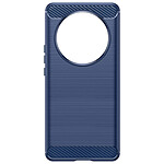 Avizar Coque pour Honor Magic 6 Lite 5G Flexible Effet Carbone Bleu Nuit