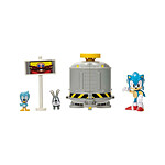 Sonic The Hedgehog - Diorama playset Level Clear 6 cm