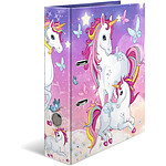 HERMA Classeur à Levier Carton A4 Dos de 70mm Motif Licorne