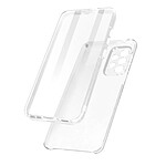 Avizar Coque Intégrale pour Samsung Galaxy A73 5G Avant Souple Arrière Rigide  Transparent